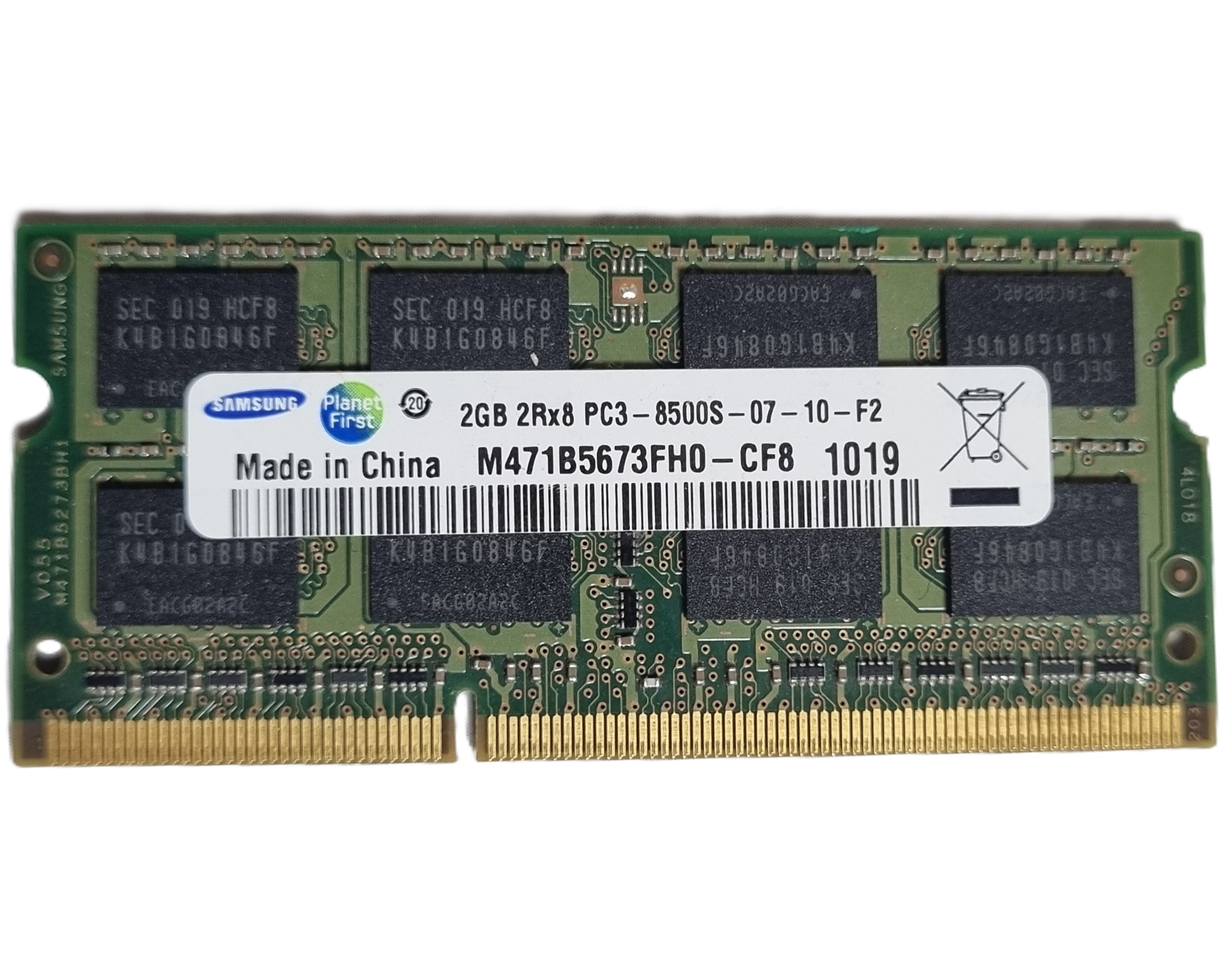 رم لپ تاپ Samsung 2GB-PC3-8500S