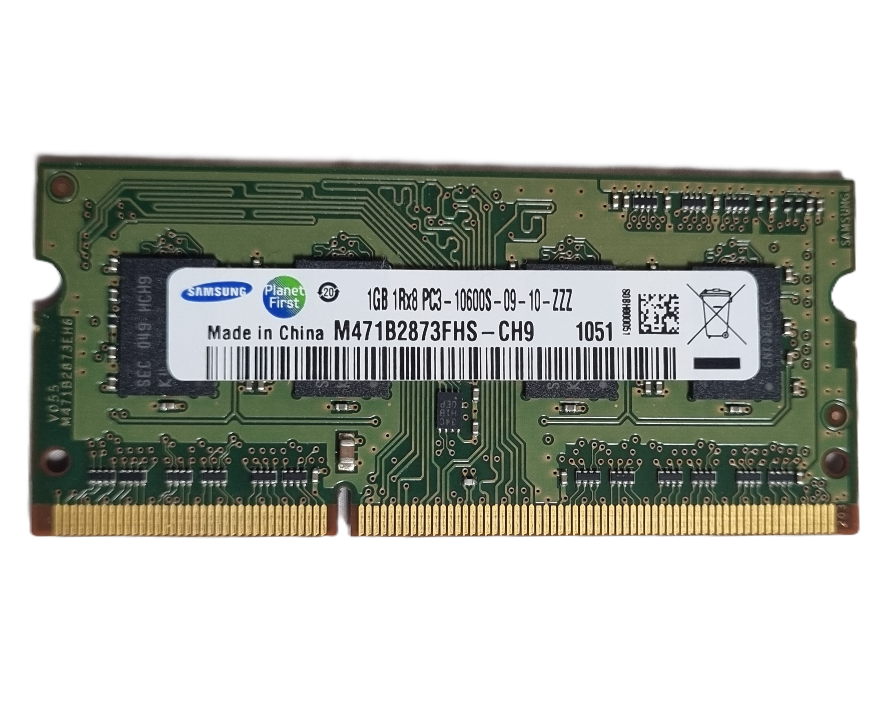 رم لپ تاپ Samsung 1GB-PC3-10600S
